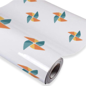 ADESIVO BRANCO BRILHO IMPRESSO Vinil Branco Brilho,    Sem Acabamento, 